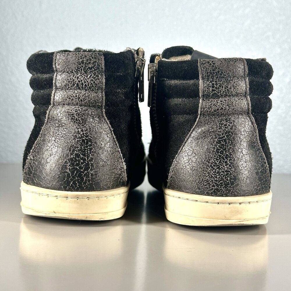 P448 Shoes Womens Size EU 36 / US 6 Black Skate Boster Mid Top Sneaker - Picture 9 of 14